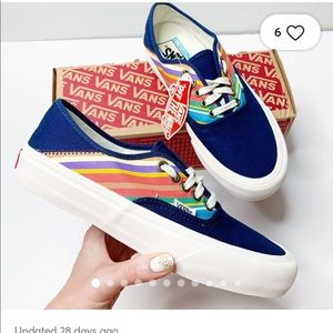 NEW Vans Authentic Retro Stripe 70’s Vintage Style